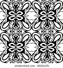 Seamless abstract vector wallpaper. Over any background.