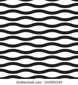 Seamless abstract vector wave pattern background