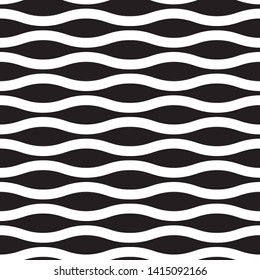 Seamless abstract vector wave pattern background