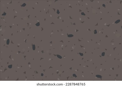 Textura veneciana sin problemas. Fondo De Piedra De Mármol Gris. Diseño italiano Mosaic Terrazzo. Patrón italiano del Vector Wall. Materiales de moda en color Terrazzo. Impresión irregular del interior del vidrio. Arte del suelo