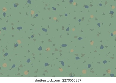 Seamless Abstract Venetian Texture. Mosaic Wall Granite Pattern. Gray Vector Stone Background. Terrazzo Stone Quartz Material. Marble Terrazzo Granite Design. Floor Venetian Irregular Print. Glass Art