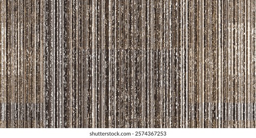 Seamless abstract vertical line pattern with variations of light and dark brown colors. Modern interior design. Website backgrounds. Printed products. Vector illustration