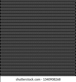 Seamless abstract vertical turns stripes pattern vector. Design zigzag white on black background. Design print for textile, illustration, wallpaper, background. 