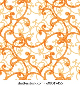 Seamless abstract vine background pattern