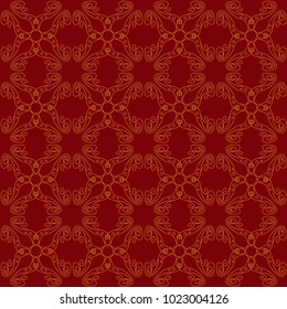 Seamless abstract vintage dark red pattern