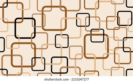 Nahtlose abstrakte Vintage geometrisches Muster. Vektorgrafik.