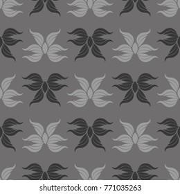 Seamless abstract vintage gray pattern