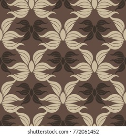 Seamless abstract vintage gray pattern