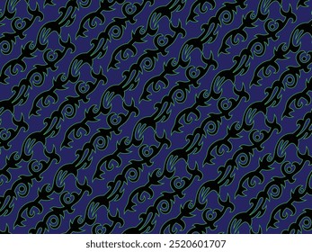 Seamless abstract vintage vector pattern tribal elements
