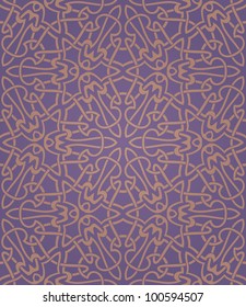 Seamless abstract violet pattern with gradient. Vector illustration