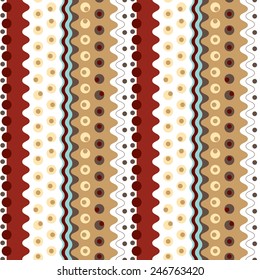 Seamless abstract vivid geometric pattern