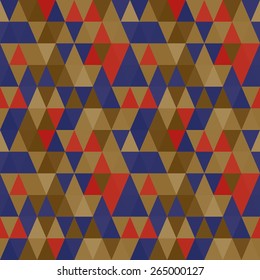 Seamless abstract vivid geometric pattern