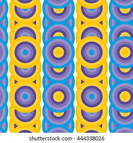 Seamless abstract vivid geometric pattern