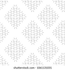 Seamless abstract wallpaper pattern - monochrome vector illustration.