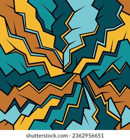 seamless abstract wallpaper with zigzags. color background image