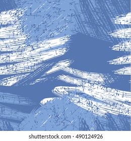 Seamless abstract water pattern. Hipster texture. Abstract blue complex pattern. 