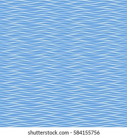 Seamless Abstract Water Wave Pattern