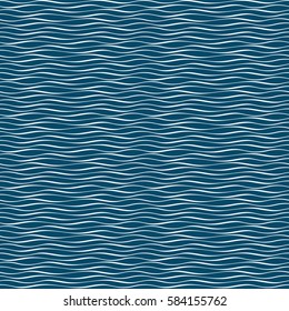 Seamless Abstract Water Wave Pattern