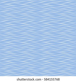 Seamless Abstract Water Wave Pattern