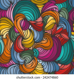 Seamless abstract wave pattern.