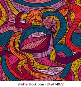 Seamless abstract wave pattern.