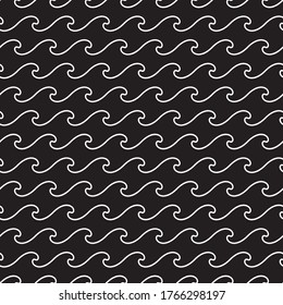 Seamless abstract wave pattern background