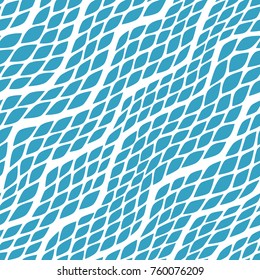 Seamless abstract wave pattern with colorful rhombuses. Vector illustration with leaves. Vector illustration with snake skin texture.