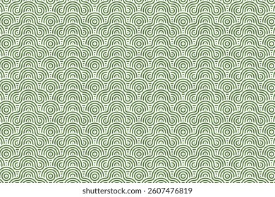 Seamless abstract wave pattern with concentric curved lines. A modern, stylish, and minimal geometric design, perfect for textiles, wallpapers, backgrounds, and digital art projects.