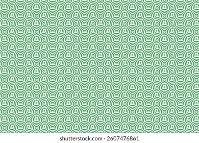 Seamless abstract wave pattern with concentric curved lines. A modern, stylish, and minimal geometric design, perfect for textiles, wallpapers, backgrounds, and digital art projects.