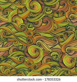 Seamless abstract wave pattern made in vector