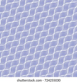 Seamless Abstract Wave Pattern. Template for print, textile, wrapping and decoration.