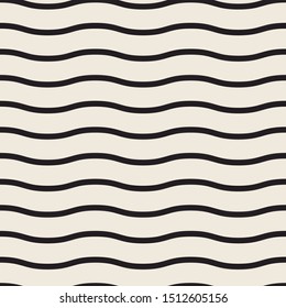 Seamless Abstract Wave Pattern. Vector illustration.