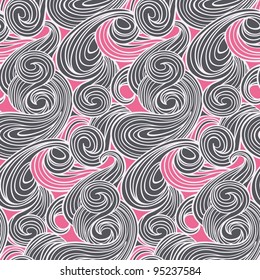 Seamless abstract wave pattern-model for design of gift packs, patterns fabric, wallpaper, web sites, etc.