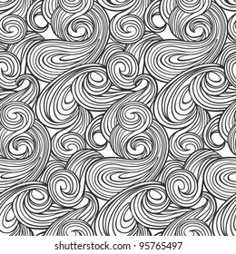 Seamless abstract wave pattern-model for design of gift packs, patterns fabric, wallpaper, web sites, etc.