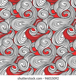 Seamless abstract wave pattern-model for design of gift packs, patterns fabric, wallpaper, web sites, etc.