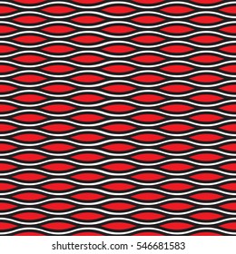 Seamless abstract wave ripple weave pattern background