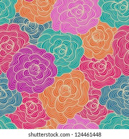 Seamless abstract  waves background.Copy that square to the side and you'll get seamlessly tiling pattern which gives the resulting image ability to be repeated or tiled without visible seams.