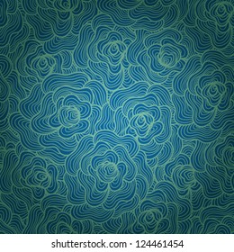 Seamless abstract  waves background.Copy that square to the side and you'll get seamlessly tiling pattern which gives the resulting image ability to be repeated or tiled without visible seams.