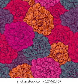 Seamless abstract  waves background.Copy that square to the side and you'll get seamlessly tiling pattern which gives the resulting image ability to be repeated or tiled without visible seams.