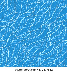  Seamless abstract waves and curves pattern