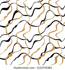 Seamless abstract waves pattern. Vector Illustration.