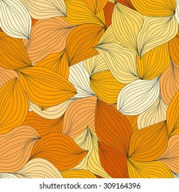 Seamless abstract wavy hand-drawn pattern. Endless abstract pattern. Template for design and decoration.