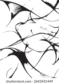 Padrão contínuo de linhas onduladas abstratas para conceitos de design contemporâneo e fluido