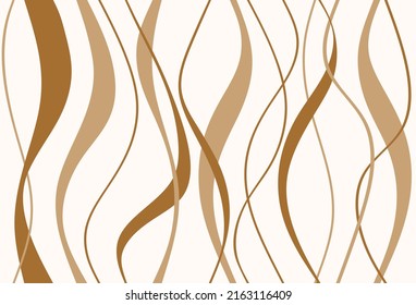 Seamless abstract wavy pattern. Vector Illustration.