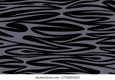Patrón de impresión de cebra ondulada Abstractas sin costuras