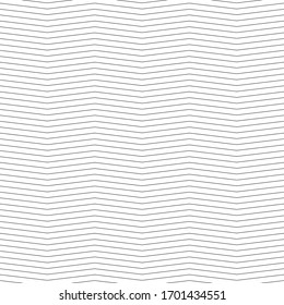 Seamless abstract wavy zigzag sinuous horizontal lines background. Vector illustration