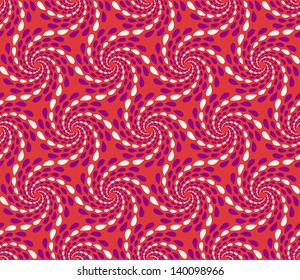 Seamless abstract whirlpool pattern. Vector illustration