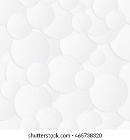 Seamless Abstract white circles pattern.