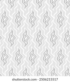 seamless abstract white, gray diamond wavy Modern stylish texture. Repeating pastel background patterns used for textiles, tiles..,