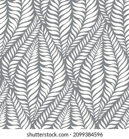 seamless abstract white and  grey floral  background